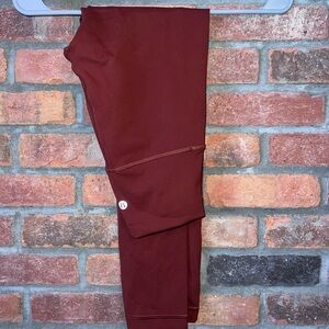 lululemon athletica Women’s Deep Burgundy Performance leggings